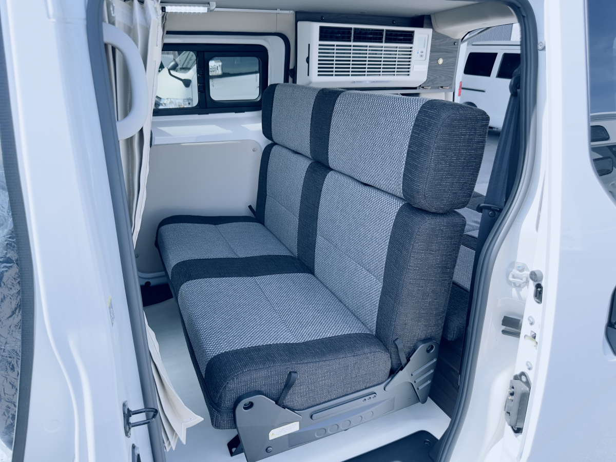 キャンピングカー広島 POP.COM Jr Camper-R coolpack 軽キャンパーの枠を超えた実用性と、夏場の快適性を追求したエポックメイキングな一台です。の画像