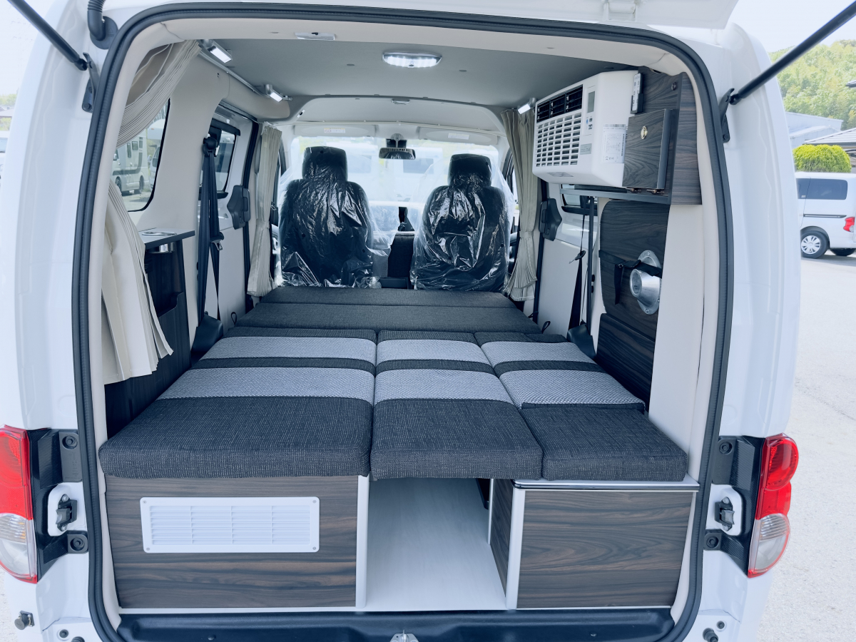 キャンピングカー広島 POP.COM Jr Camper-R coolpack 軽キャンパーの枠を超えた実用性と、夏場の快適性を追求したエポックメイキングな一台です。の画像