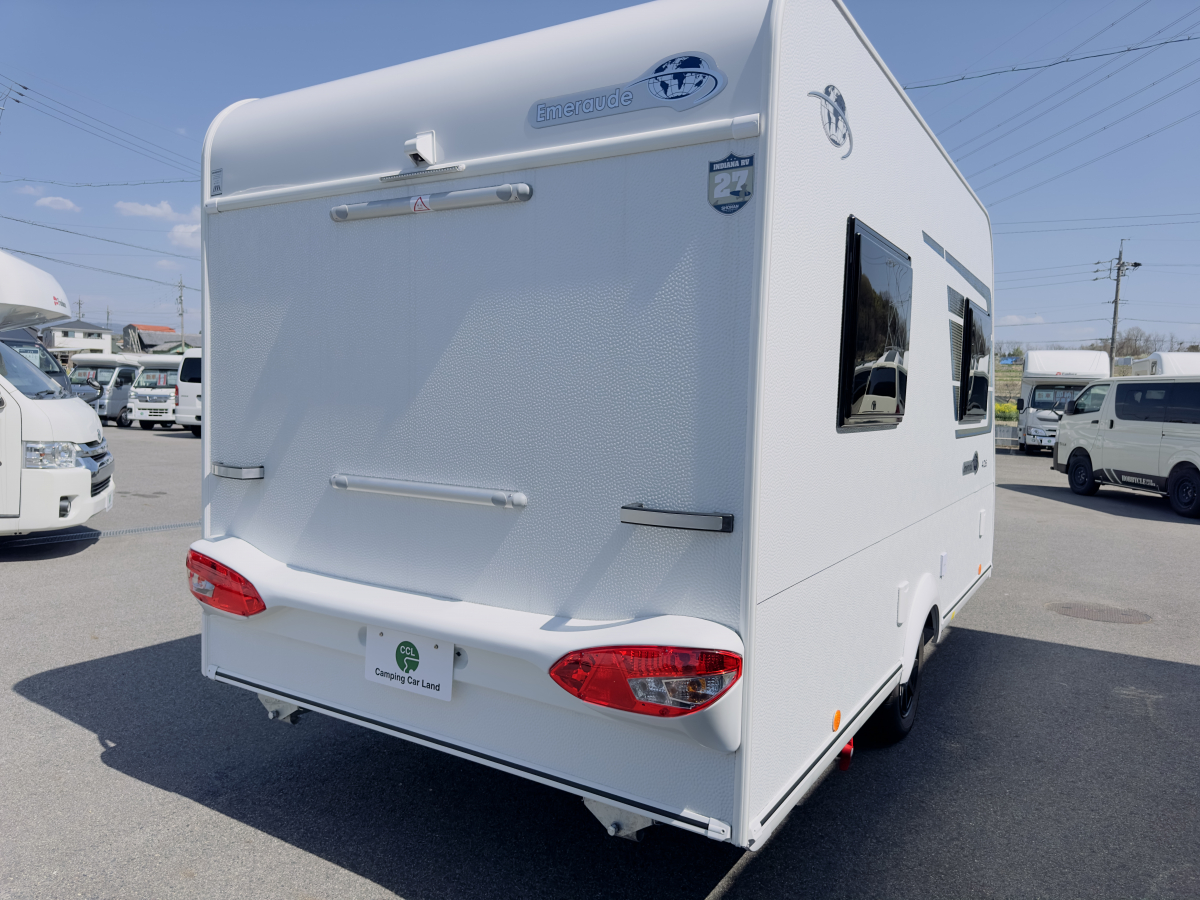 インディアナRV エメロード 406 VIP2.0 欧州の伝統的な作りと、日本の最新電装技術が融合した牽引免許不要モデル!の画像