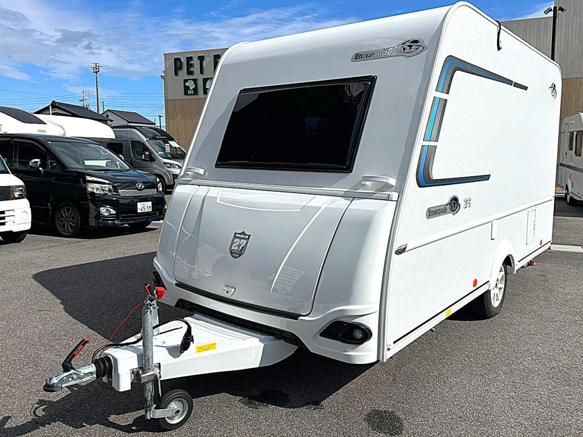 インディアナRV エメロード 376 VIP2.0 けん引免許不要、防災機能搭載トレーラーの画像