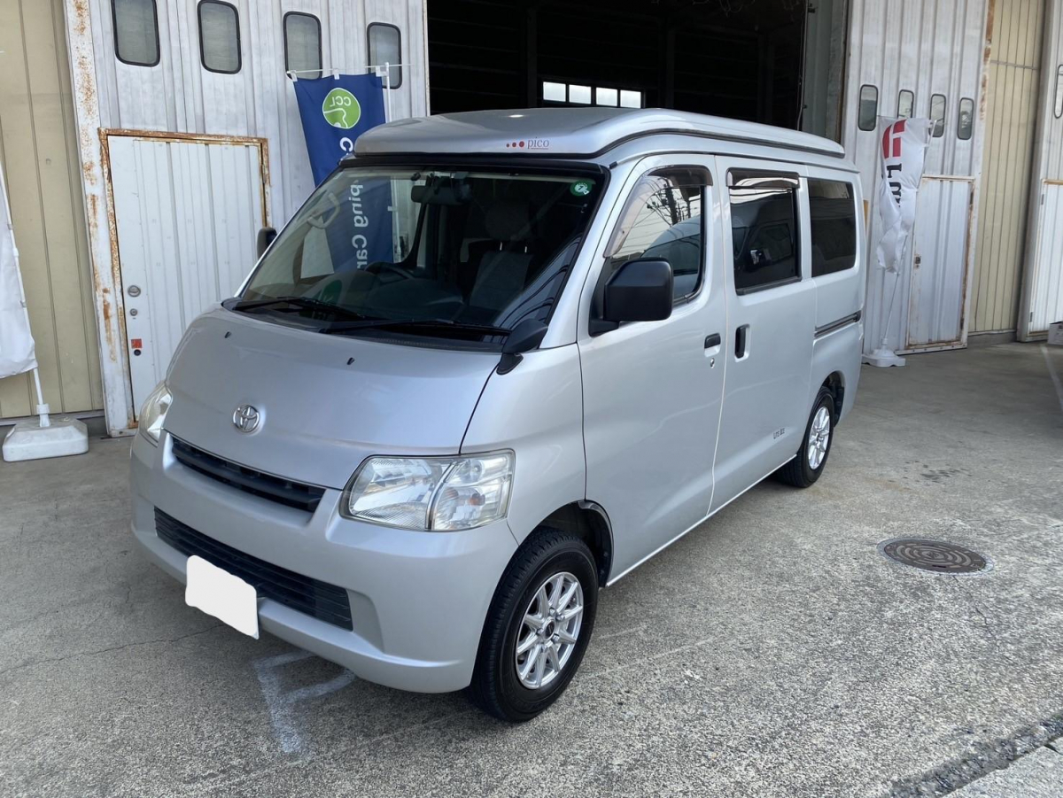 キャンピングカー広島 ピコ POPUPカレントキャンパー ミニバンよりも小さいコンパクトサイズを追求したバンコンの画像