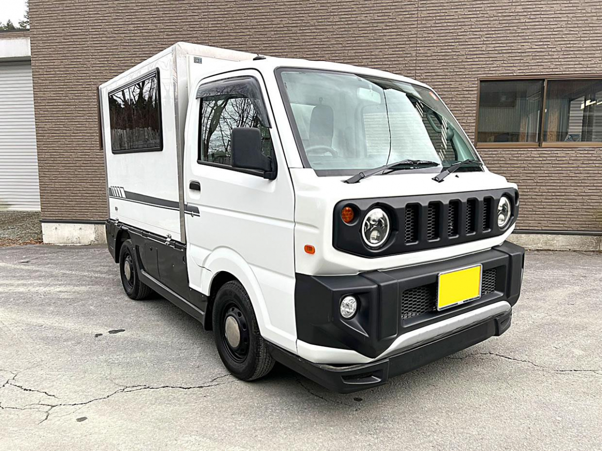  キャリートラック　 ゴールデンウイーク前大特価　ジムニー風フェイスキャリイ車中泊仕様　4WD(特装車ベース)の画像