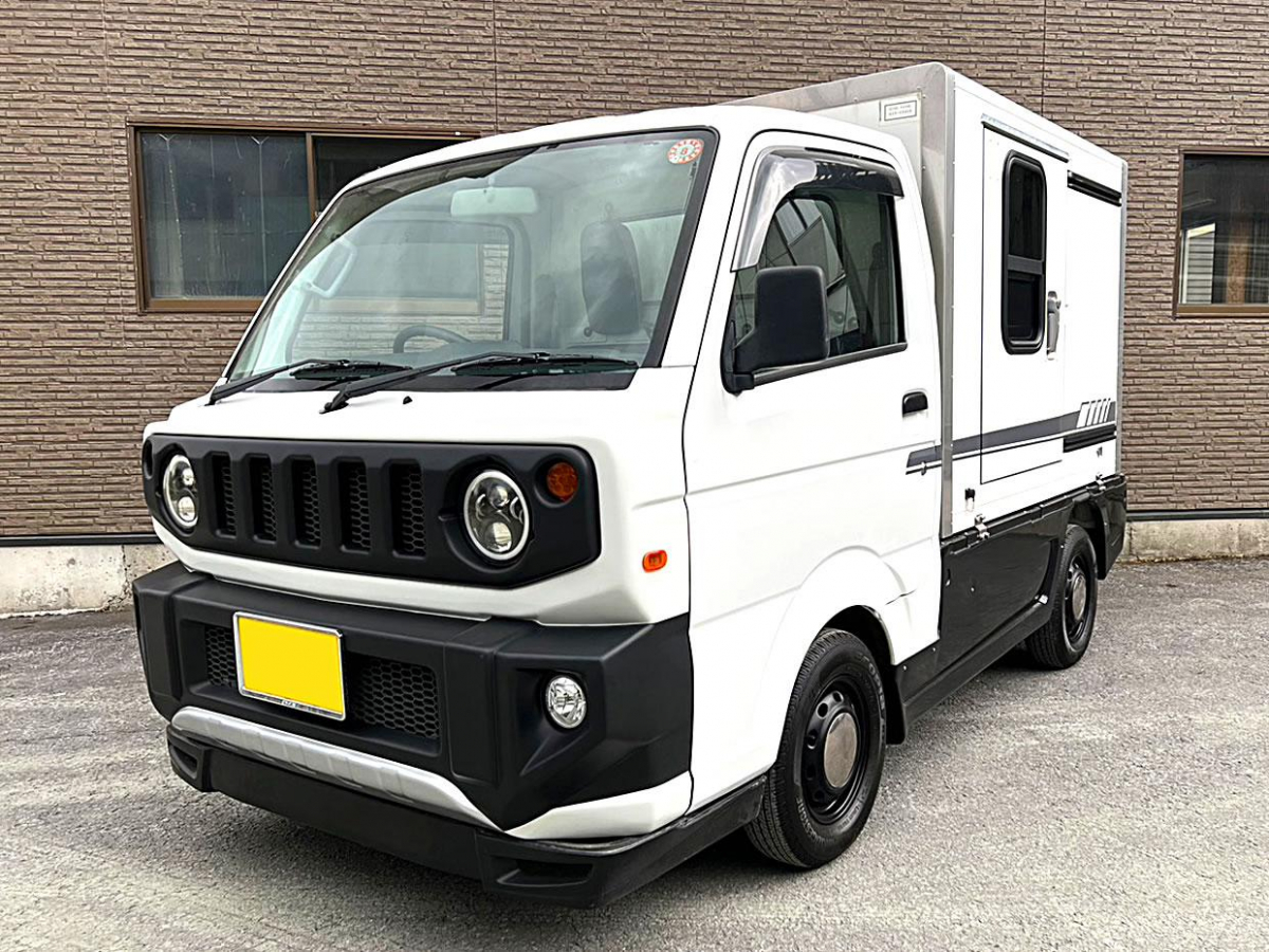  キャリートラック　 ゴールデンウイーク前大特価　ジムニー風フェイスキャリイ車中泊仕様　4WD(特装車ベース)の画像