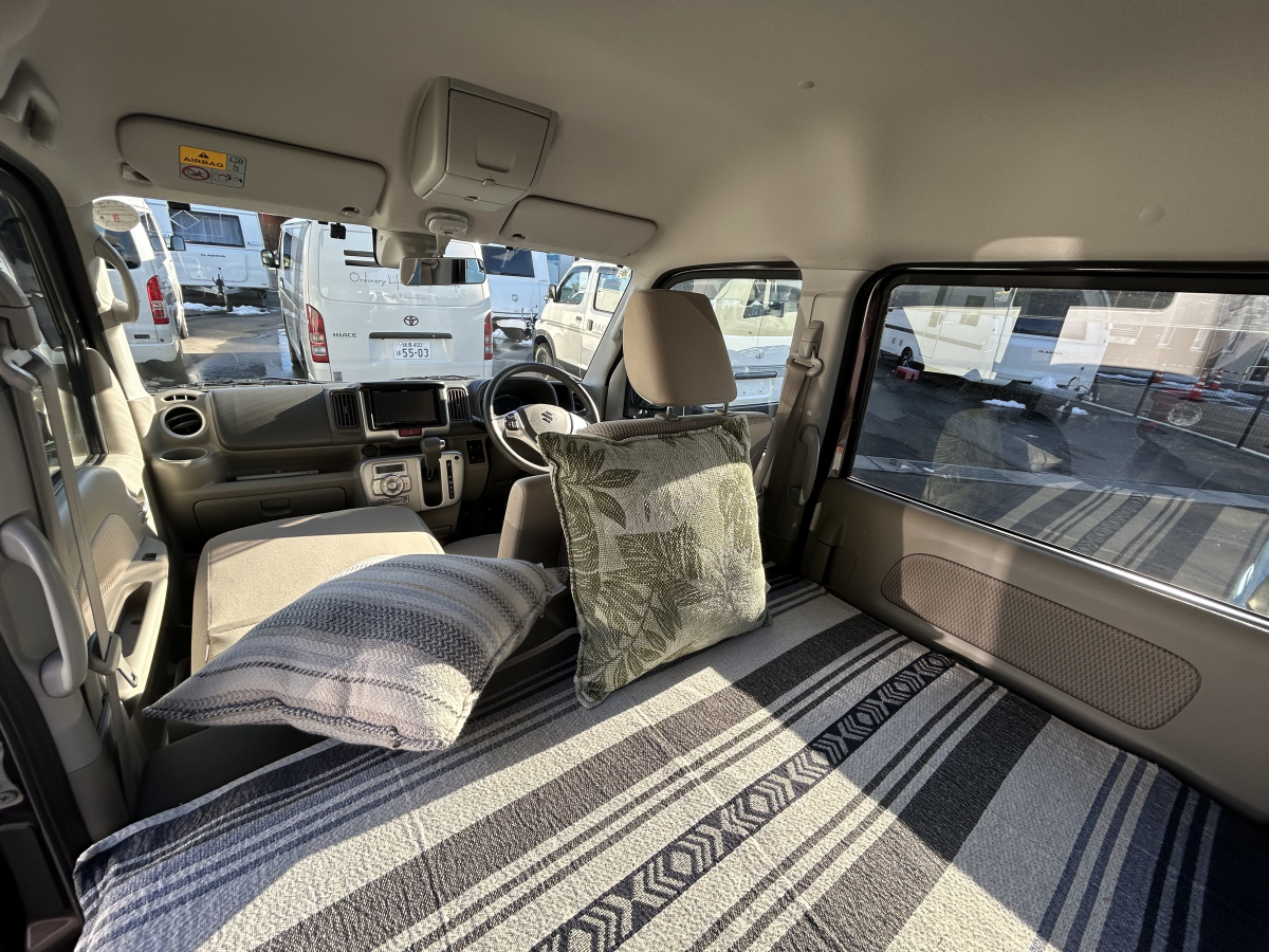 その他 エヴリィワゴン 軽キャンパーで快適な車中泊を!の画像